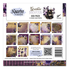 3Quarter Designs Gothic Innovation 8x8 Paper Pack-1