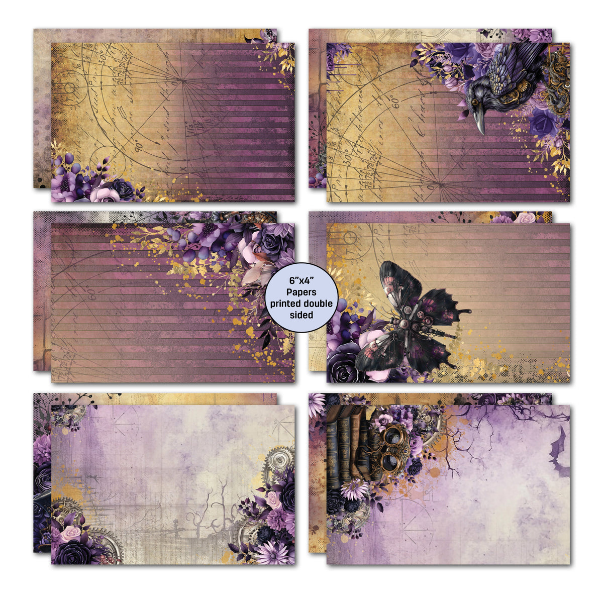 3Quarter Designs Gothic Innovation 6x4 Card Pack-3