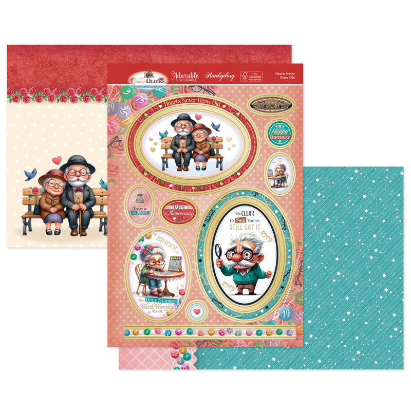 Hearts Never Grow Old Luxury Topper Set-1