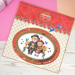 Hearts Never Grow Old Luxury Topper Set-10
