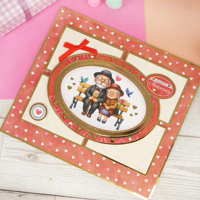 Hearts Never Grow Old Luxury Topper Set-11