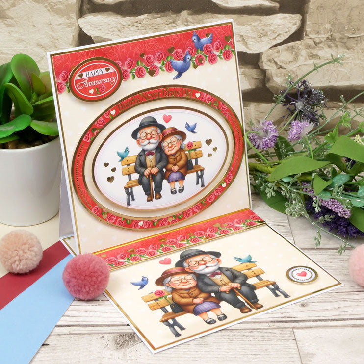 Hearts Never Grow Old Luxury Topper Set-6