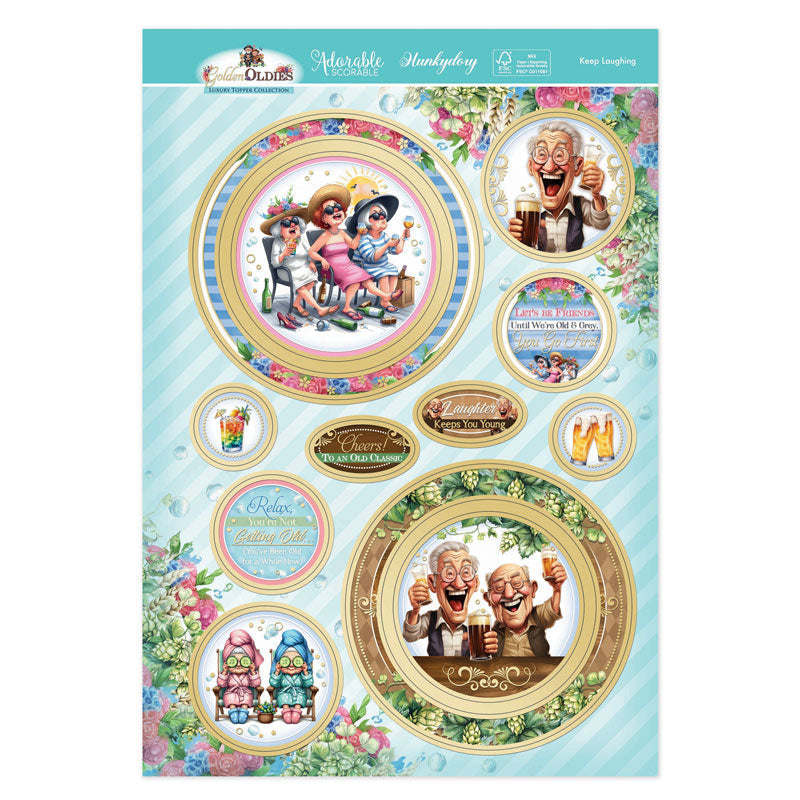 Keep Laughing Luxury Topper Set-2