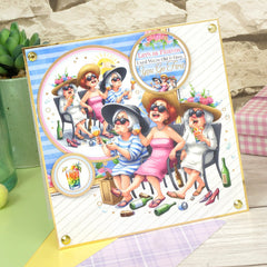 Keep Laughing Luxury Topper Set-7