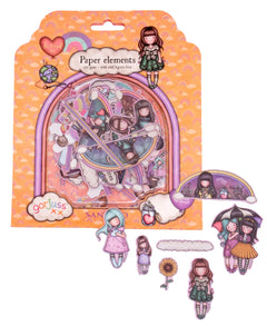 SAN Paper Elements Gorjuss - Be Kind Découpes Embellissements 166x198x14mm 148 PC nr.08-2