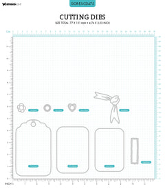 GOR Cutting Die Gift Tag Gorjuss 77x121x1mm 8 PC nr.475-2
