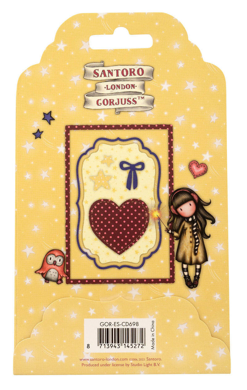 SAN Matrices de coupe Cadres & Étiquettes Gorjuss Essentials 85x125x2mm 8 pièces réf. 698-4