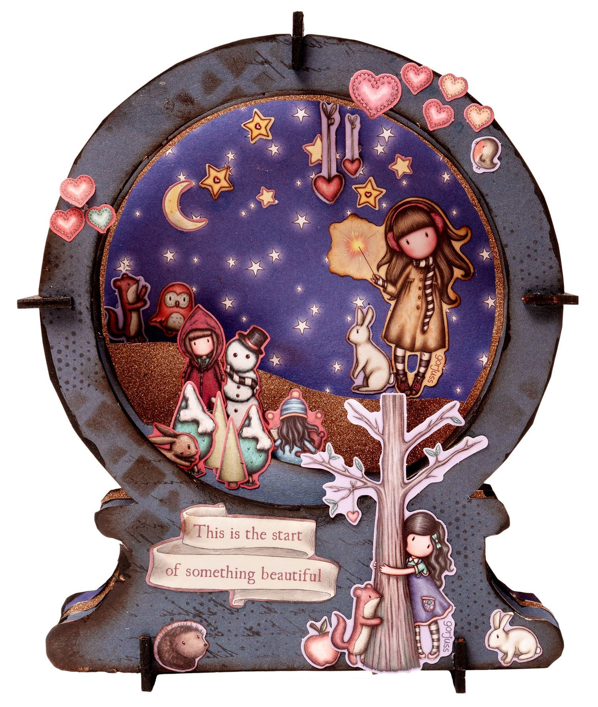 Sello de caucho SAN Growing Together Gorjuss Essentials 120x170x5mm 7 piezas n.º 521-2