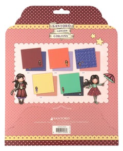 Lot de papiers SAN 5x2 motifs recto verso Gorjuss Essentials 203x203x3mm 10 feuilles n°34-3