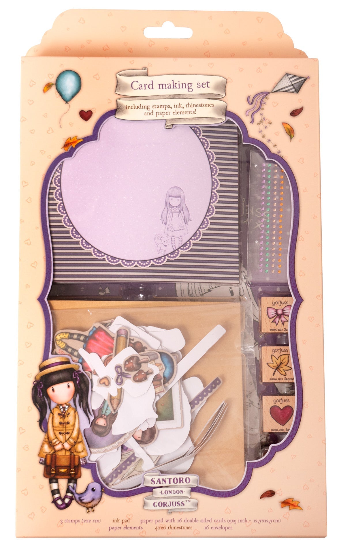 GOR Craft Set Kit de fabrication de cartes Essentiels 190x300x30mm 8 PC n°01-1