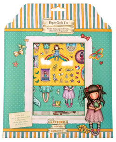 Set de manualidades SAN Papel, pegatinas y vitela Gorjuss Essentials 15 Hojas-1