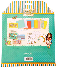 Set de manualidades SAN Papel, pegatinas y vitela Gorjuss Essentials 15 Hojas-2