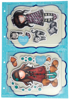 GOR Storage Sheet For Large Cling Stamps Gorjuss 205x297x5mm 2 PC nr.01-2