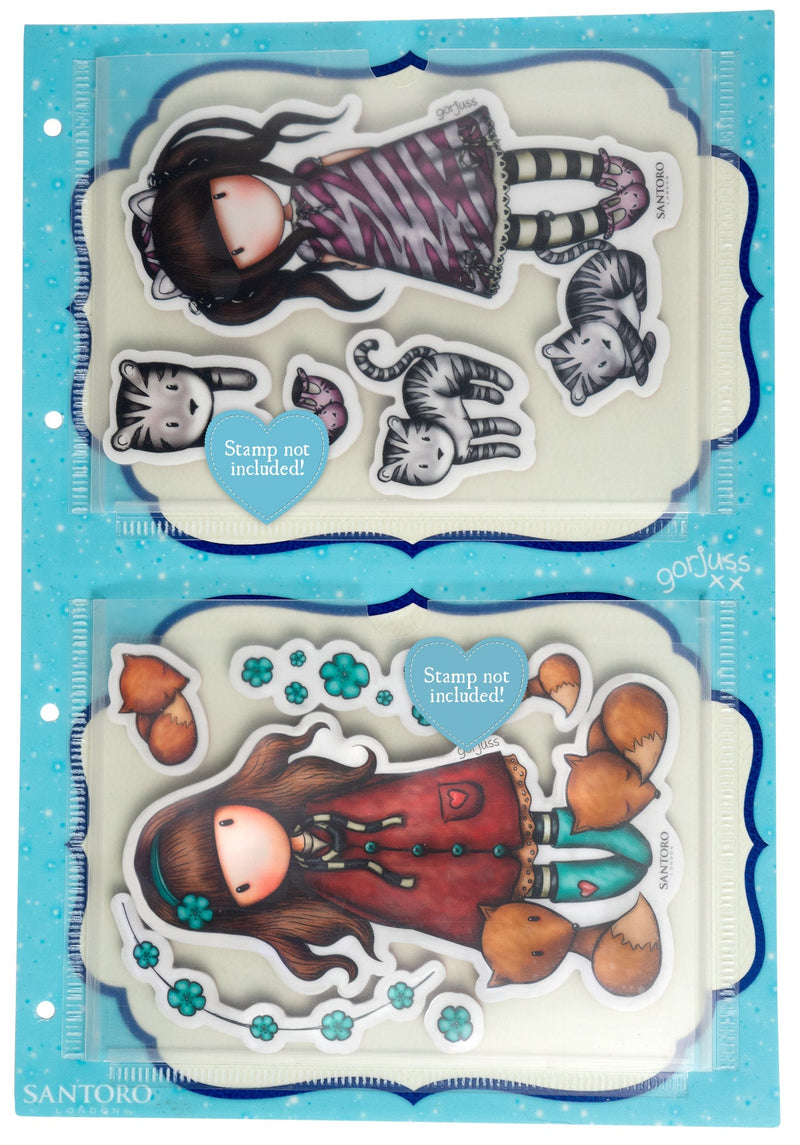 GOR Storage Sheet For Large Cling Stamps Gorjuss 205x297x5mm 2 PC nr.01-2