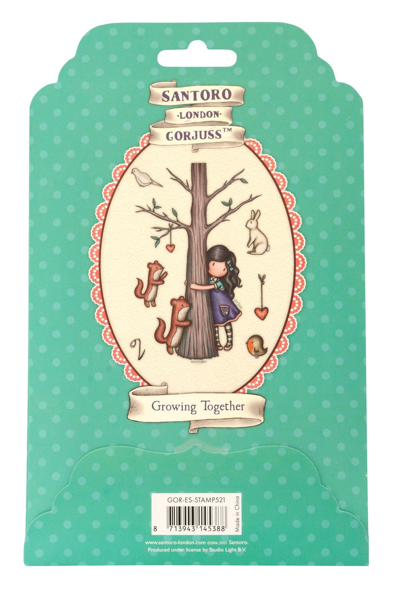 Sello de caucho SAN Growing Together Gorjuss Essentials 120x170x5mm 7 piezas n.º 521-3