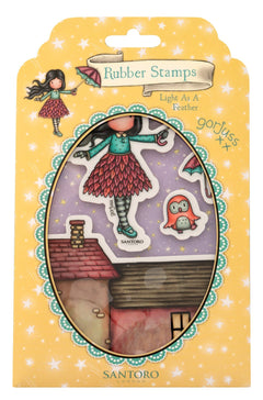 SAN Cling Stamp Light As A Feather Gorjuss Essentials 120x170x5mm 4 PC nr.522-1
