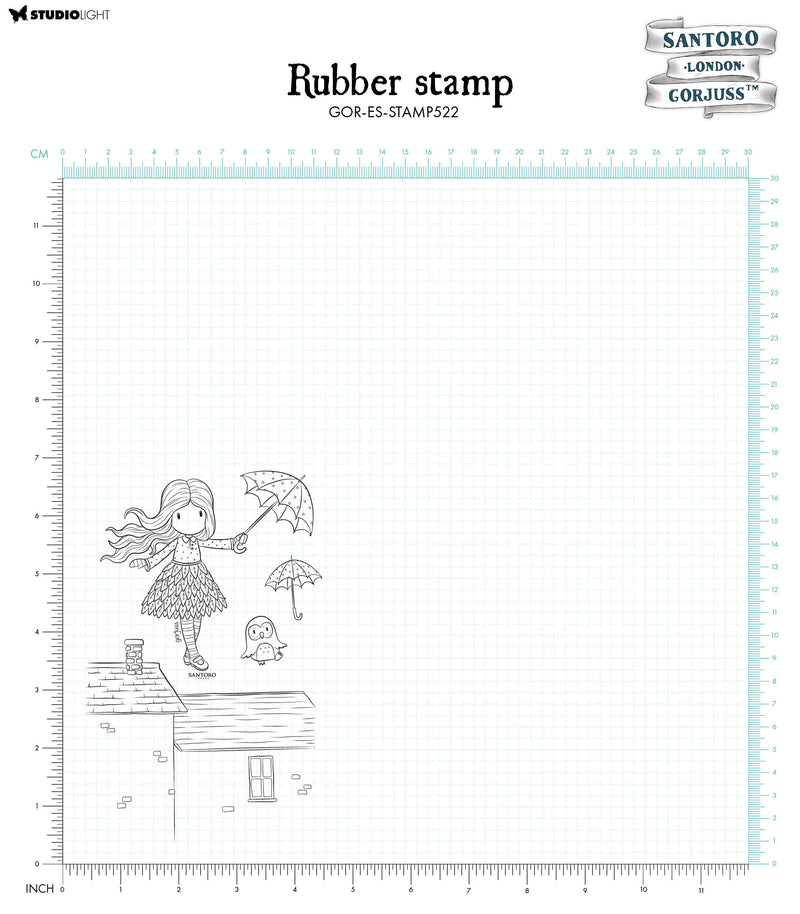 SAN Cling Stamp Light As A Feather Gorjuss Essentials 120x170x5mm 4 PC nr.522-2