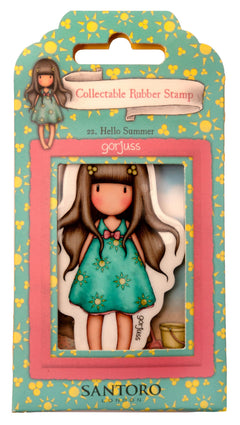 SAN Cling Stamp Hello Summer Gorjuss Essentials 1 PC-1