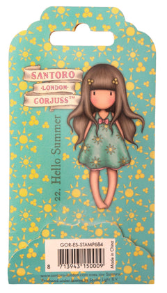 SAN Cling Stamp Hello Summer Gorjuss Essentials 1 PC-2