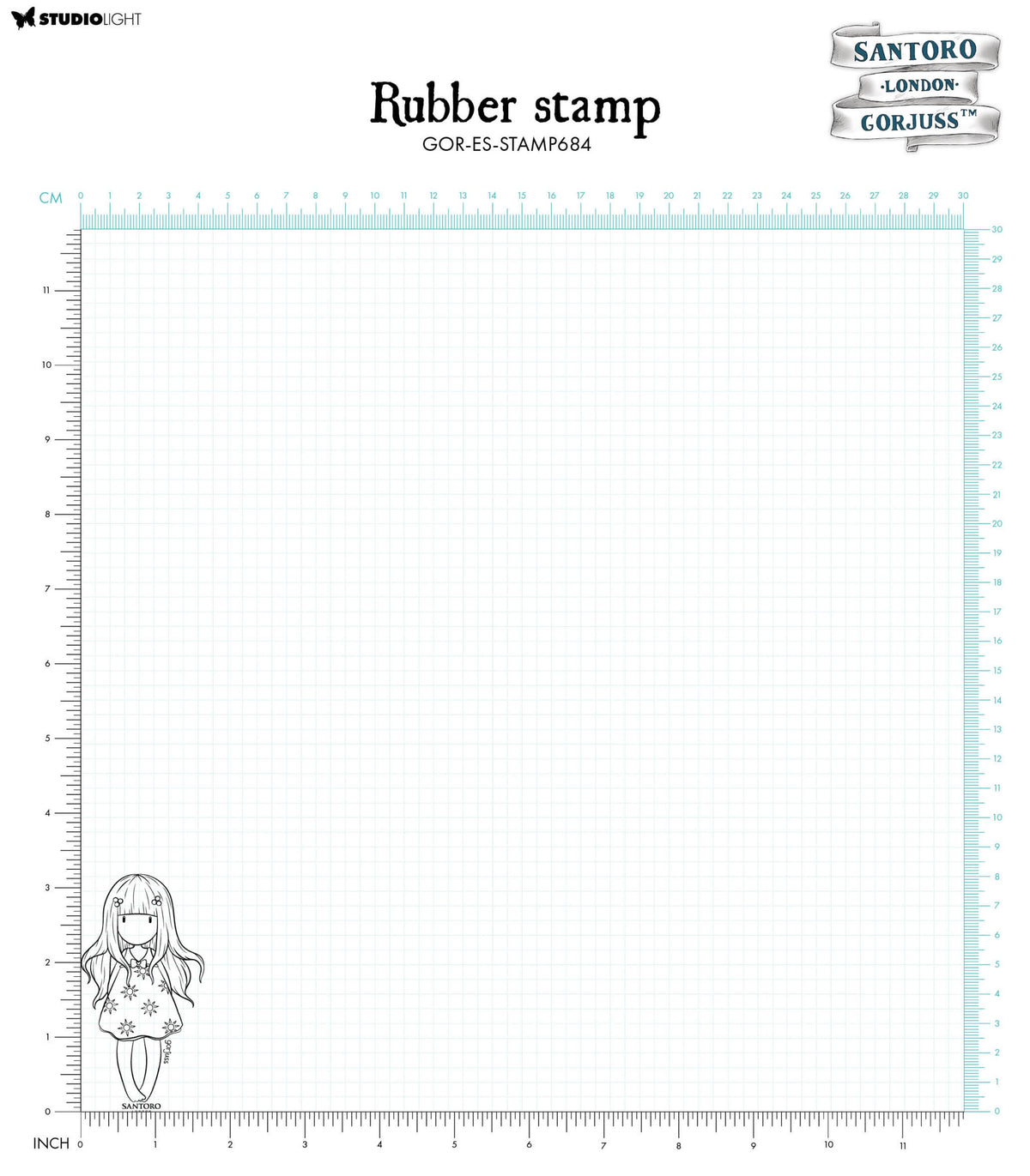 SAN Cling Stamp Hello Summer Gorjuss Essentials 1 PC-3