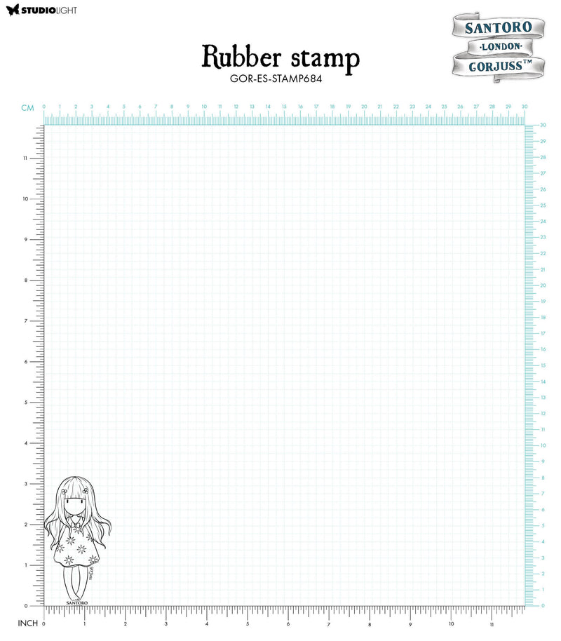 SAN Cling Stamp Hello Summer Gorjuss Essentials 1 PC-3