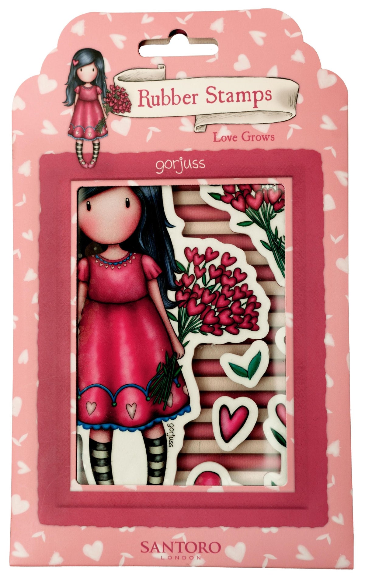 SAN Cling Stamp Love Grows Gorjuss Essentials 7 PC-1