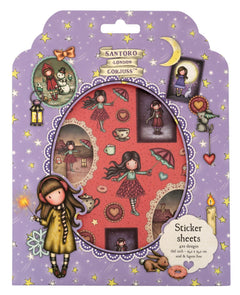 SAN Sticker Sheets 4x2 Designs Gorjuss Essentials 152x152x2mm 8 SH nr.14-1