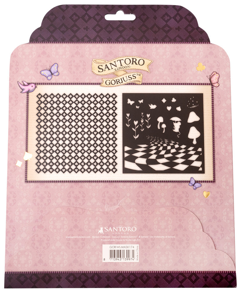 GOR Mask 2 Designs Wonderland 203x203x2mm 2 PC nr.174-3