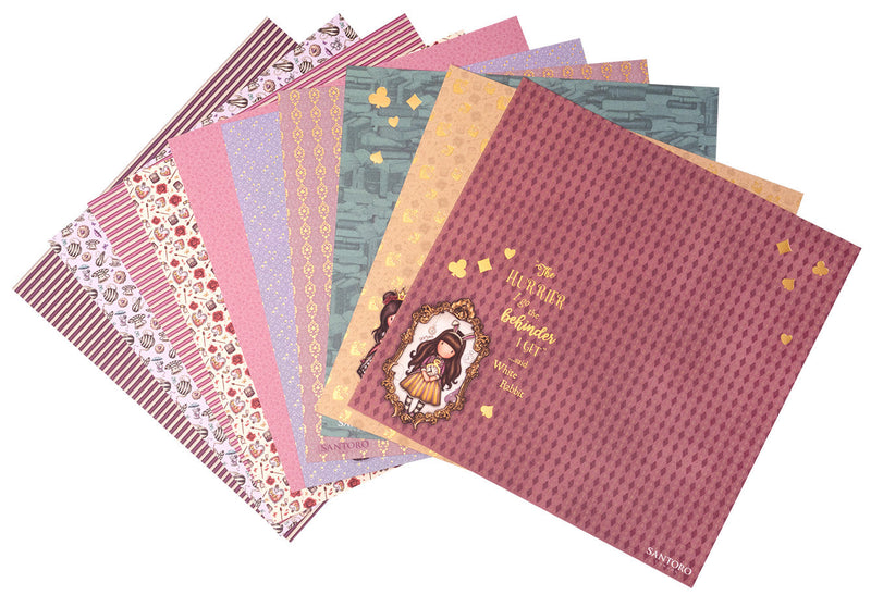 GOR Paper Set 5x2 Double-Sided Designs Wonderland 203x203x3mm 10 SH nr.22-2