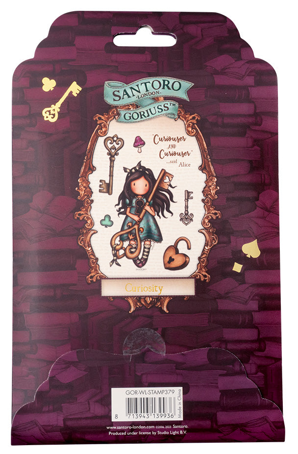 GOR Cling Stamp Curiosity Wonderland 170x120x5mm 7 PC nr.379-4