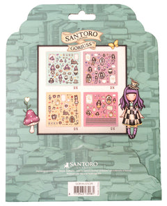 GOR Sticker Sheets 4x2 Designs Wonderland 152x152x3mm 8 SH nr.09-3