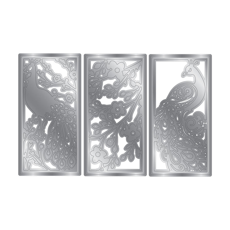 Graceful Plumes Metal Die Create-a-Card - Beauty & Elegance -2