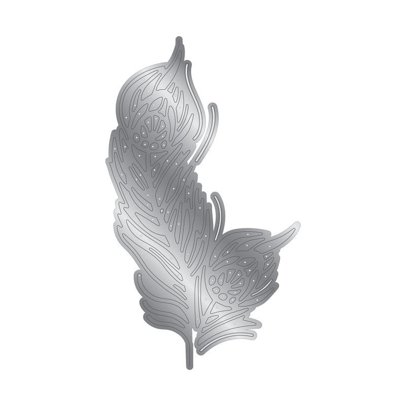 Graceful Plumes Metal Die Edge’able - Lucky Feathers-2