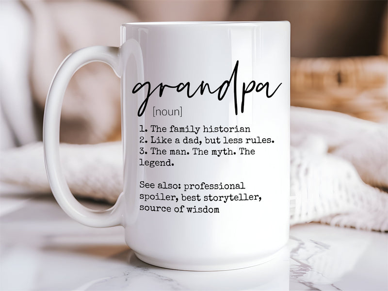 Grandpa Definition 15oz Mug-1