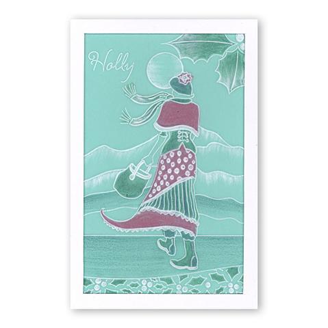 Groovi Holly Border Plate-3
