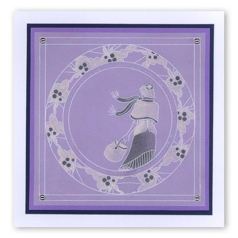 Groovi Holly Border Plate-4