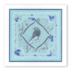 Magpie 3 A6 Square Baby Plate-2