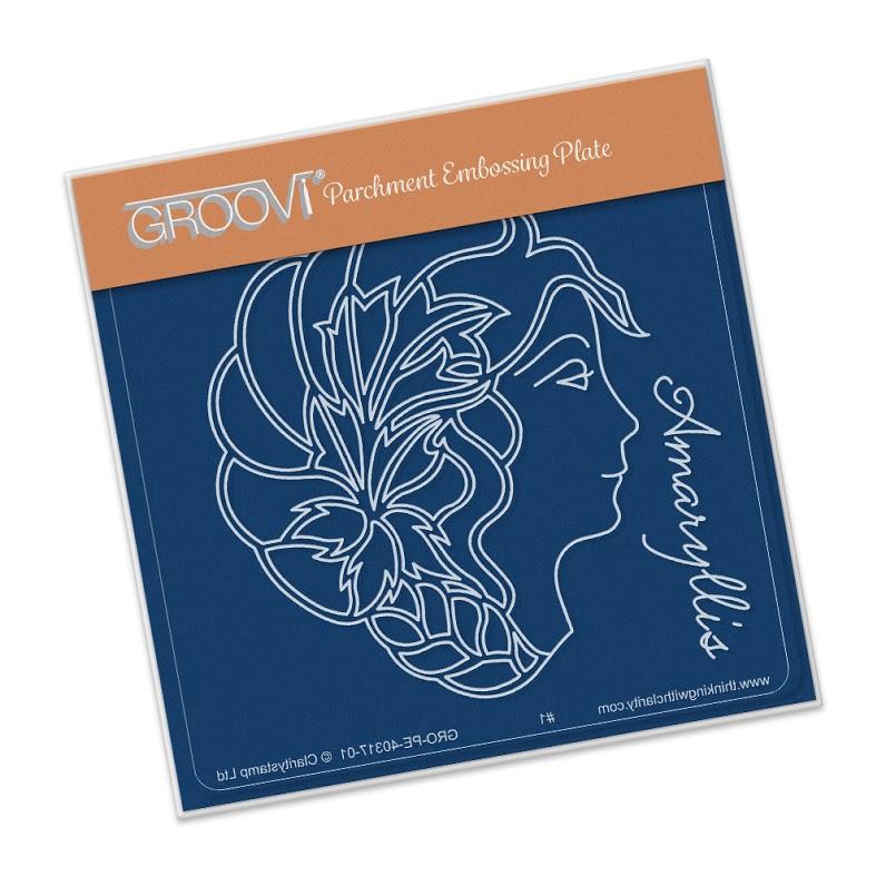 Groovi Amaryllis Cameo A6 Plate-1