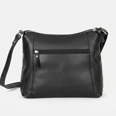 Greenwood Leather Elegant Crossbody Bag. Full-Grain Leather Shoulder Bag-9