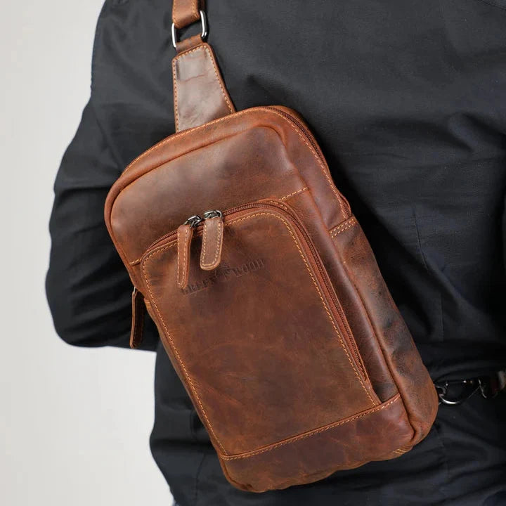 Greenwood Leather Hamilton Crossbody Bag Backpack-2