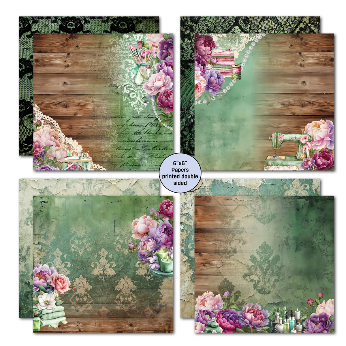 3Quarter Designs Girls Weekend 6x6 Paper Pack-2