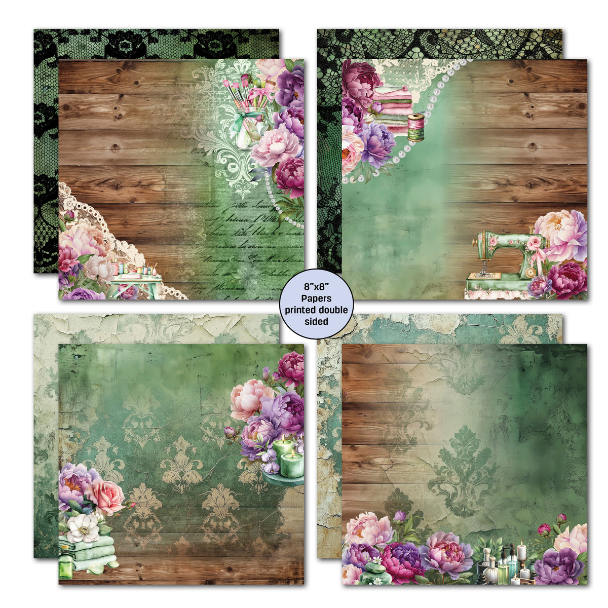 3Quarter Designs Girls Weekend  8x8 Paper Pack-2