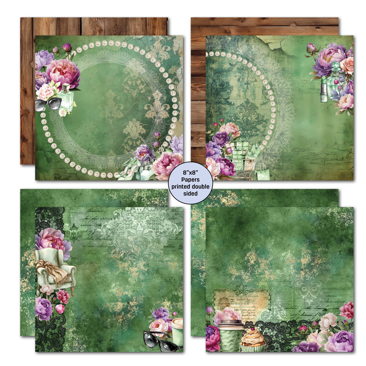 3Quarter Designs Girls Weekend  8x8 Paper Pack-3