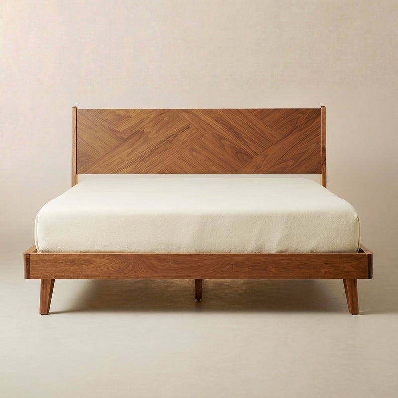 Estructura de cama de madera maciza Gazelle-1