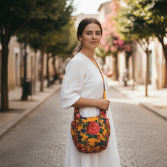 Orange Kookum Crossbody Bag-1
