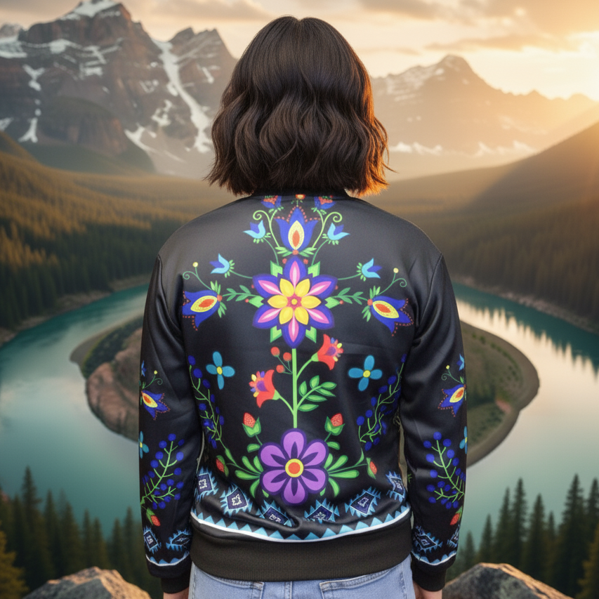Night Orchid Kids Bomber-2