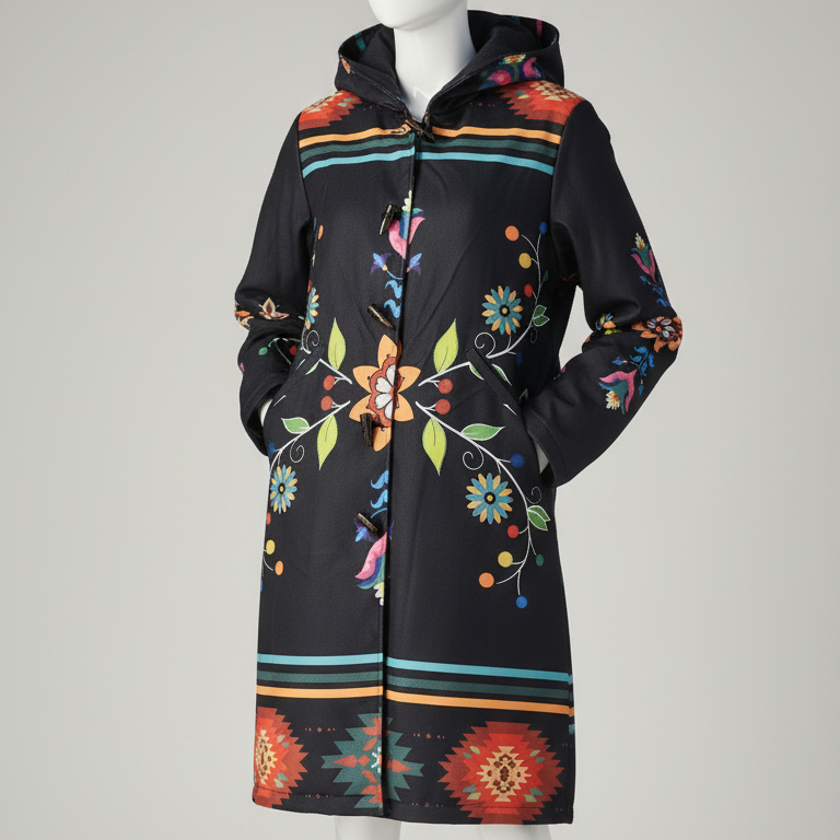 Sacred Bloom Long Coat-5