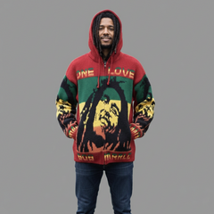 Bob Marley Unisex Alpaca Sweater-10