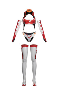 Anime Sci-fi Spandex Swimwear Racing Suit Wet Suit Race Queen Costume-12