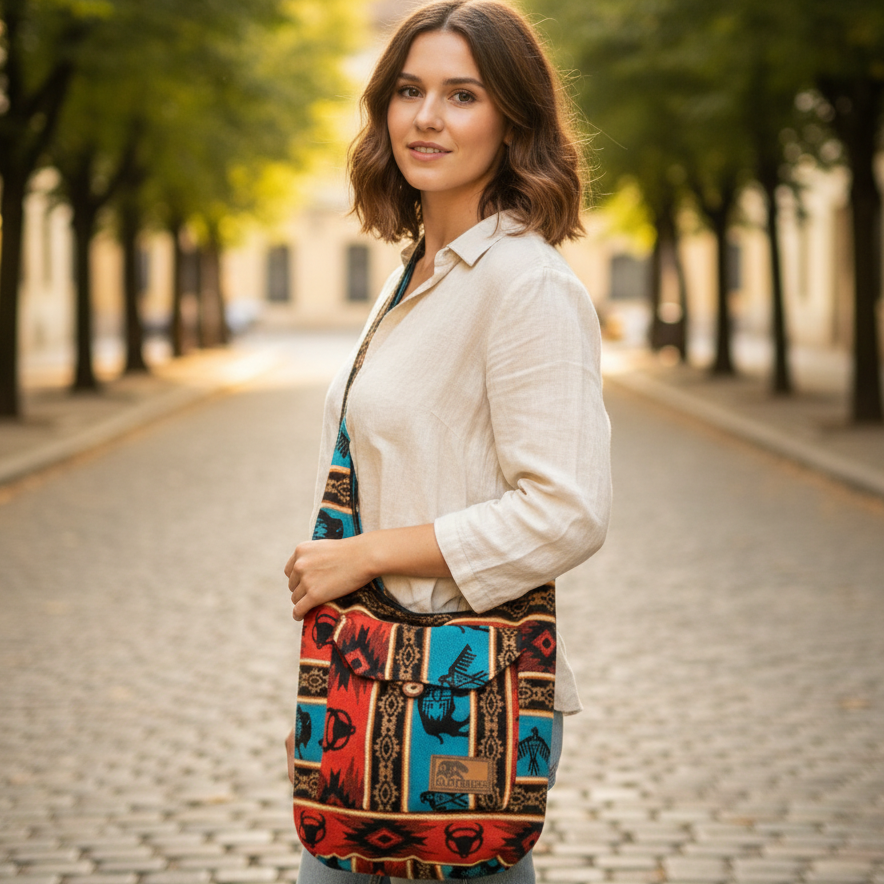 Buffalo / thunder eagle Crossbody bag-2